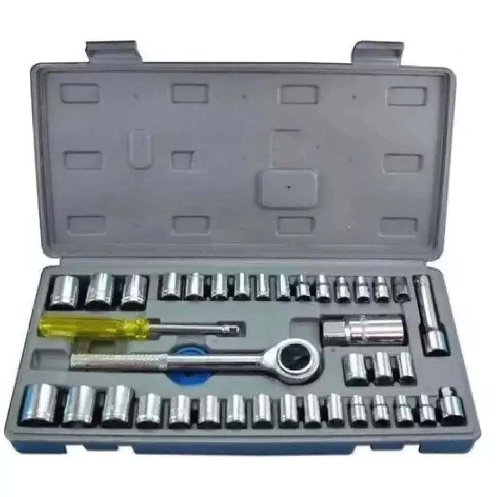 Caja De Herramientas Juego Llave Tubo Kit 40