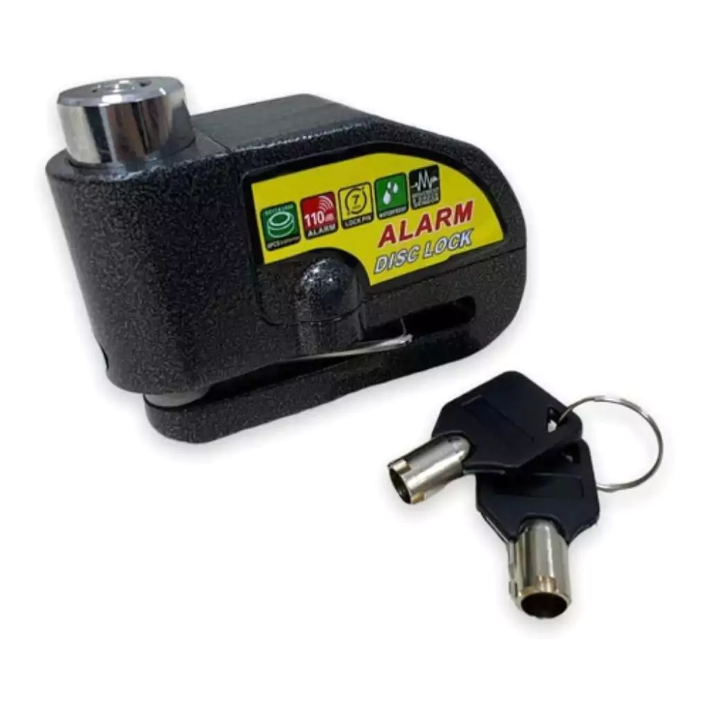 Traba Disco Alarma Bite Moto Full 2 Llaves