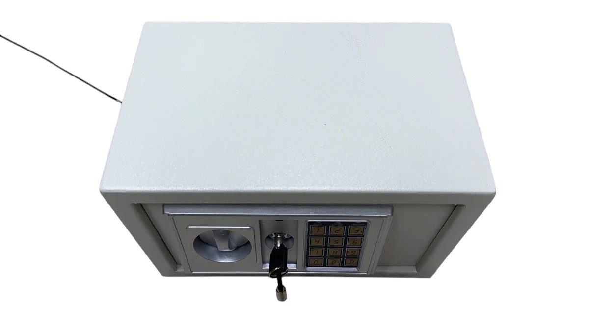 Caja fuerte digital grande con clave y llave