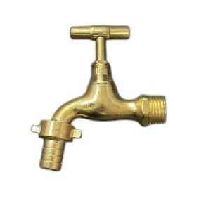 Canilla dorada de bronce de 1/2″