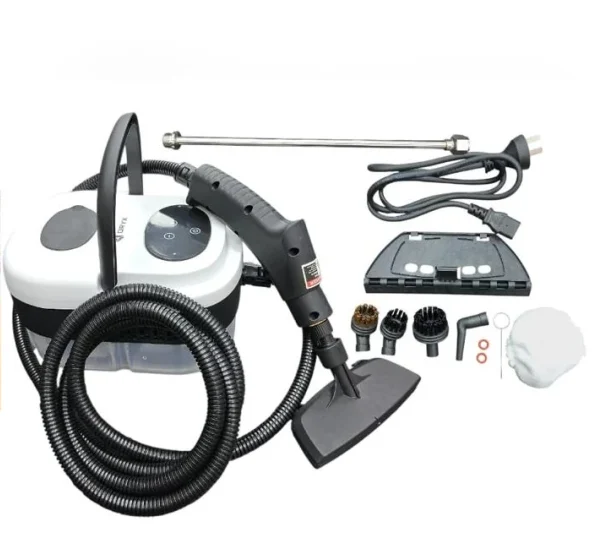 Limpiador a vapor portátil ORYX con manguera y accesorios
