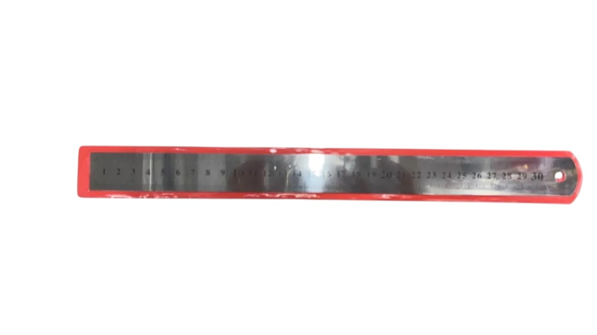 Regla de acero de 30 cm