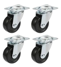 Set de 4 ruedas giratorias de 40 mm